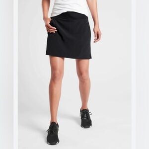 Athleta SoHo Black Mini Skirt Skort